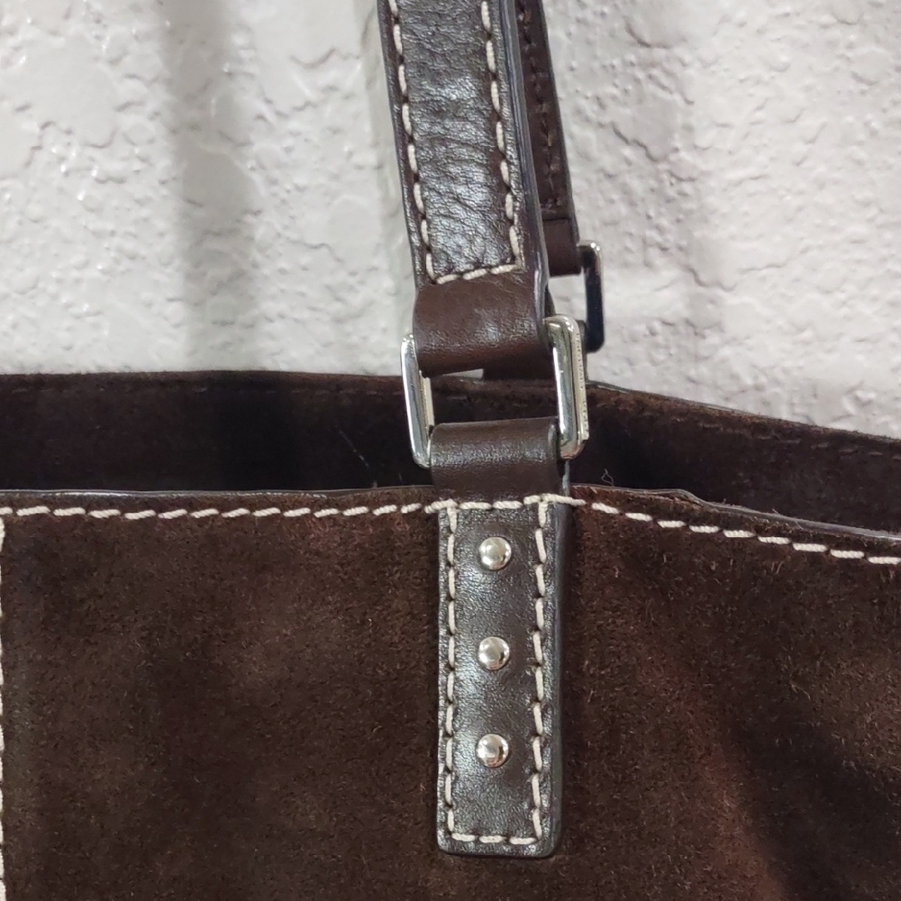 MICHAEL KORS Brown Studded Tote Bag - Picture 8 of 17